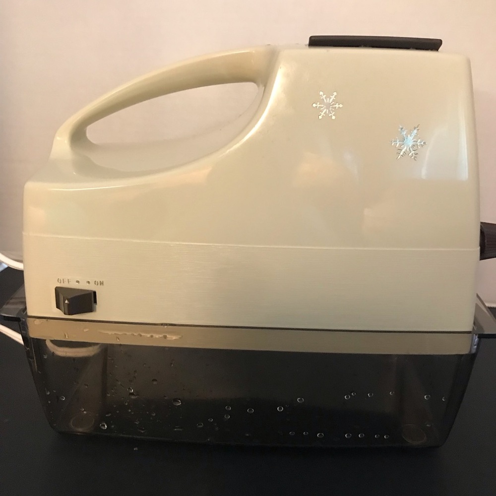 Vintage Oster Snowflake Counter Top Ice Crusher with tray 564A Tested & Working